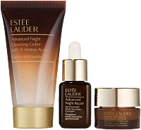 Estée Lauder Advanced Night Repair Starter Set = Adv. Night Micro Cleans. Foam 30 ml + ANR 7 ml + ANR Supercharged Gel-Creme 5 ml