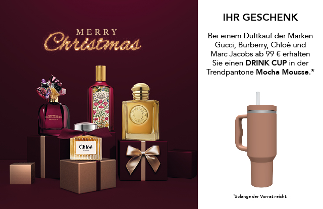 Merry Christmas Drink Cup Mocha Mousse Geschenk